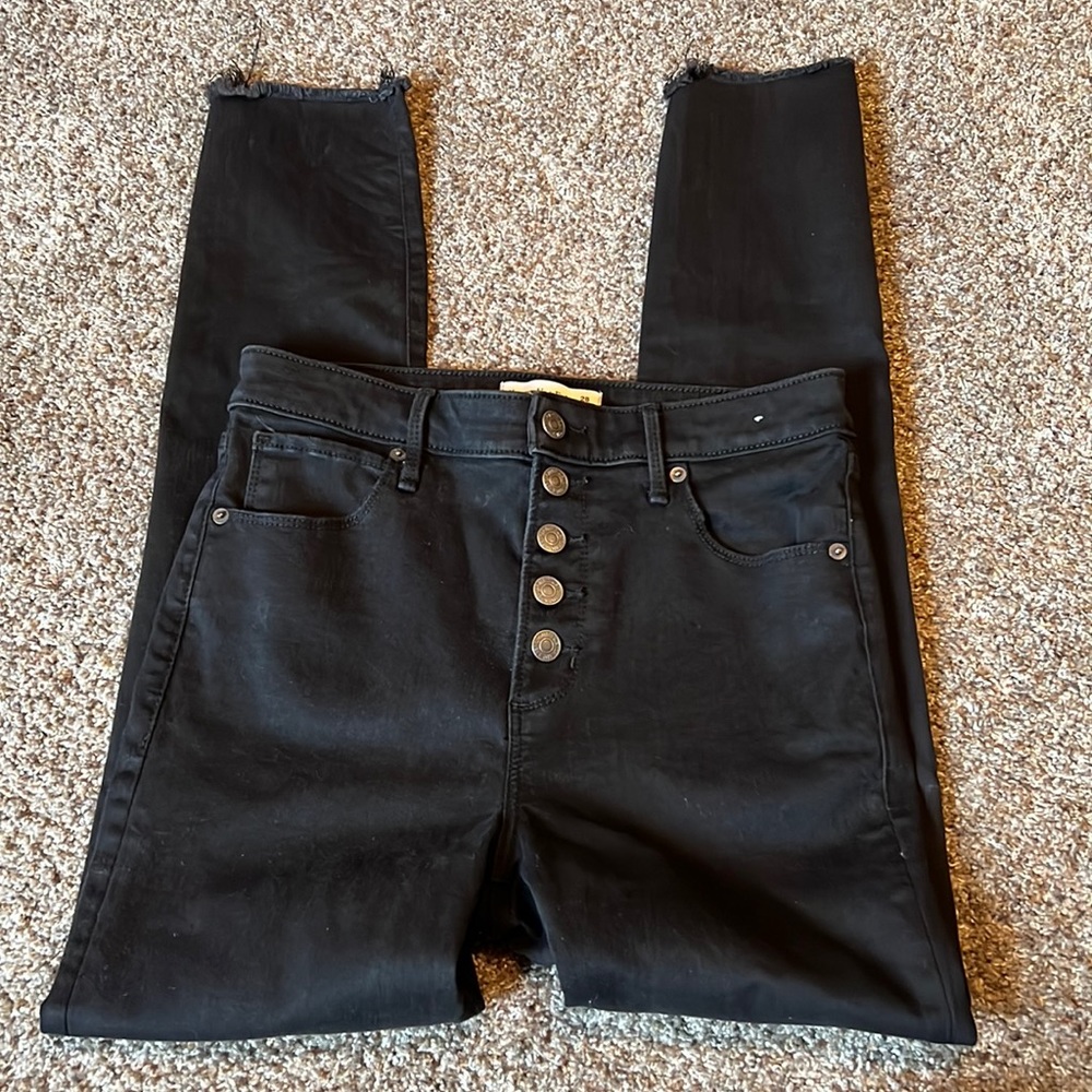 Abercrombie black denim